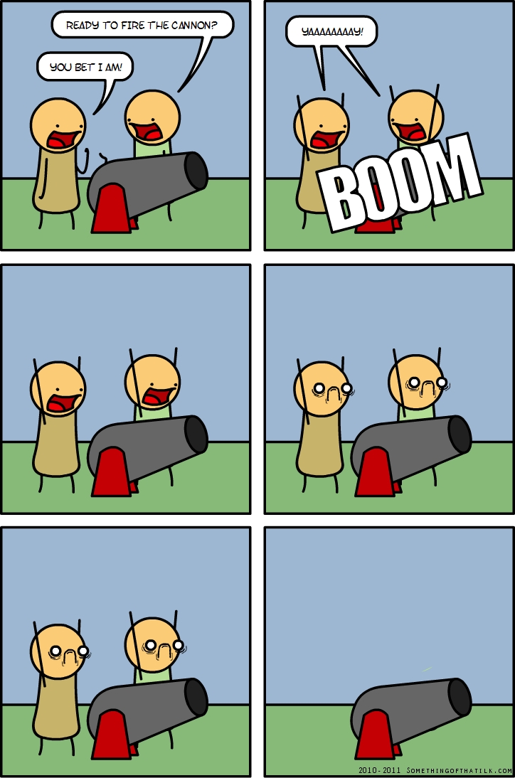 READY TO FIRE THE CANNON?
YOU BET I AM!
YAAAAAAAAAY!
BOOM
2010-2011 SOMETHINGOFTHATILK.COM